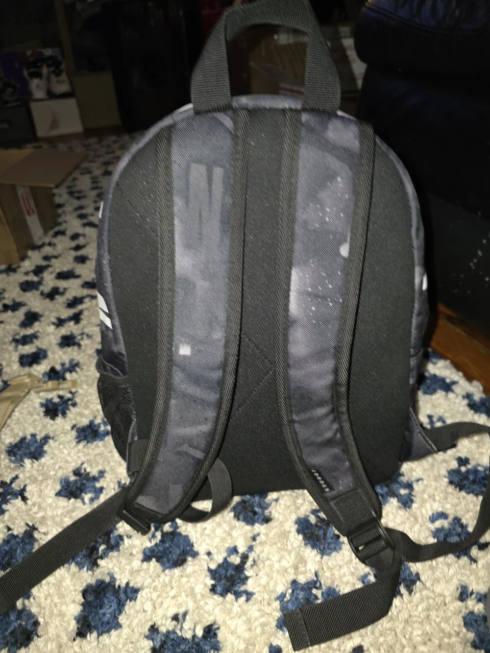 Jordan Small Backpack in Black with Pink Jumpman